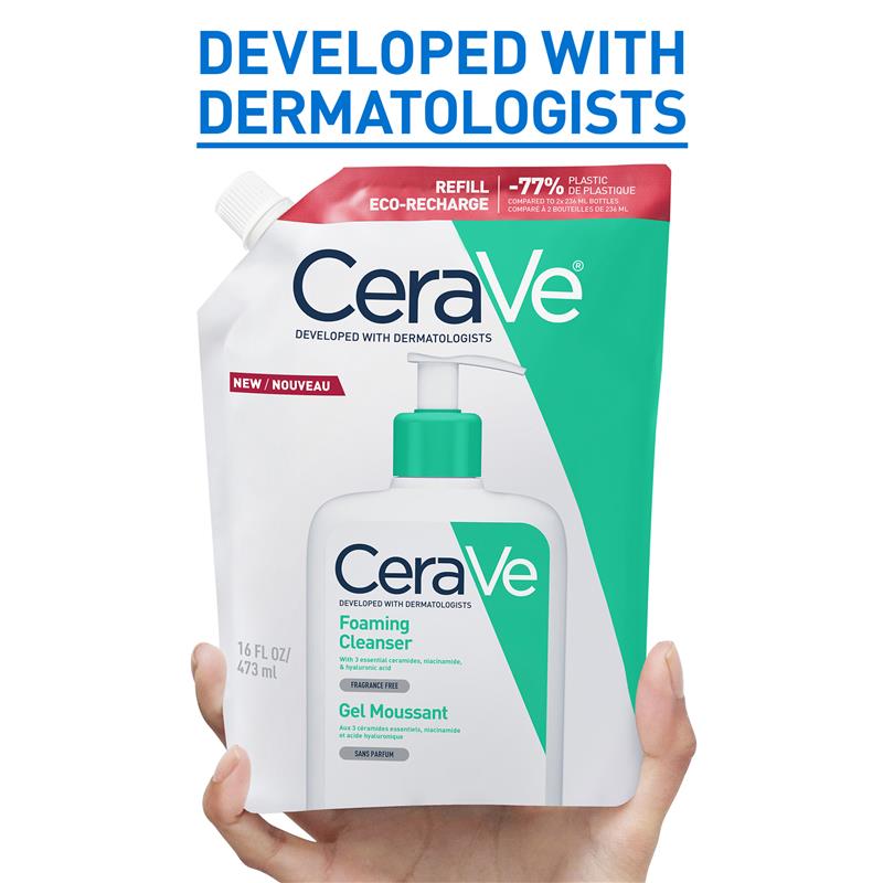 Load image into Gallery viewer, CeraVe Foaming Cleanser Eco-Recharge Refill 473ml
