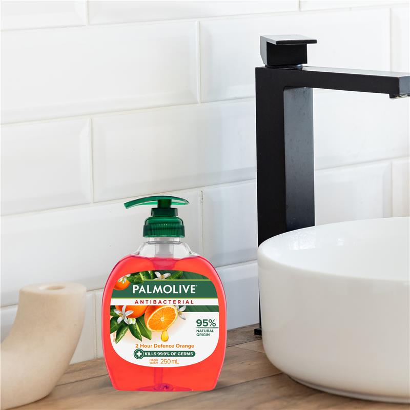 Load image into Gallery viewer, Palmolive Antibacterial Softwash Hand Wash 2hr Defence Orange 250ml
