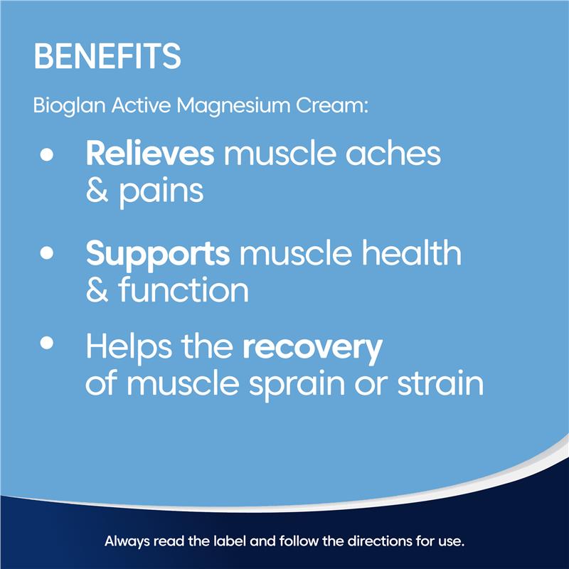 Load image into Gallery viewer, Bioglan Active Magnesium Cream 100g
