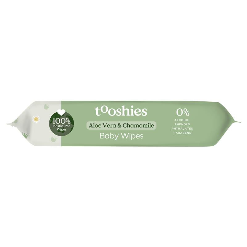 Load image into Gallery viewer, Tooshies Baby Wipes Aloe Vera &amp; Chamomile 70 Pack
