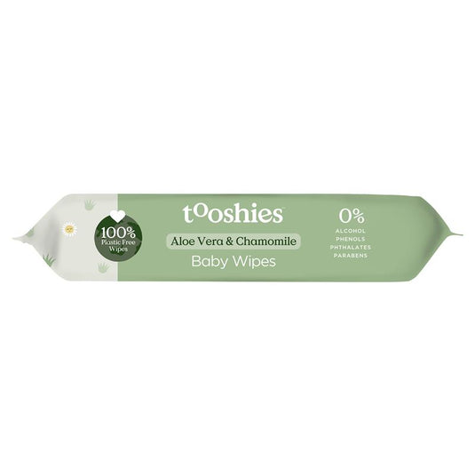 Tooshies Baby Wipes Aloe Vera & Chamomile 70 Pack