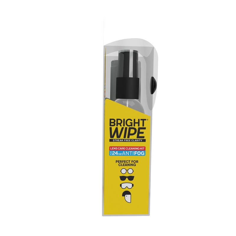 Load image into Gallery viewer, BrightWipe Antifog Lens Spray 30ml with Microfibre Cloth
