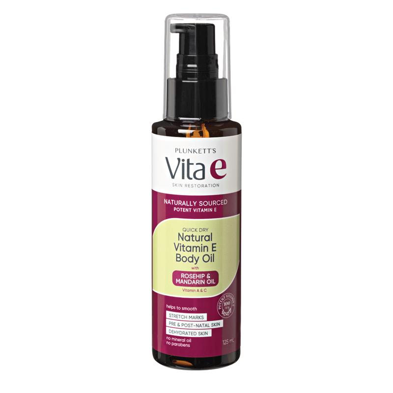 Load image into Gallery viewer, Plunkett's Vita E Natural Vitamin E Quick Dry Oil 125ml
