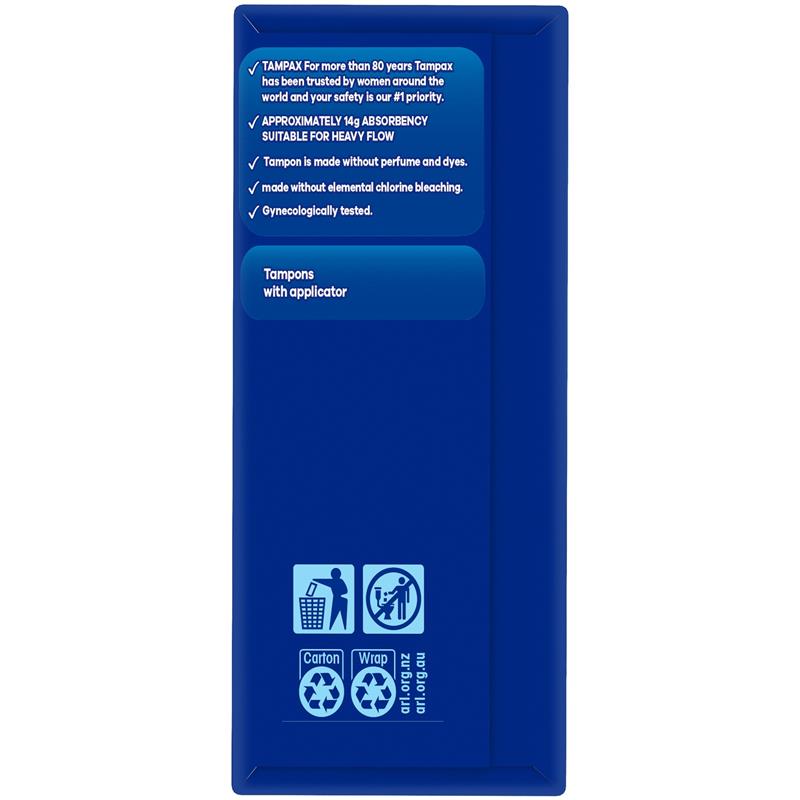 Load image into Gallery viewer, Tampax Super Tampons with Applicator 20 Pack
