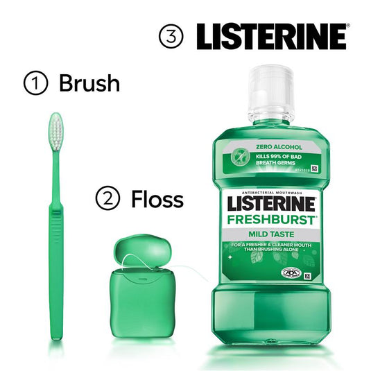 Listerine Mouthwash Freshburst Zero 250ml