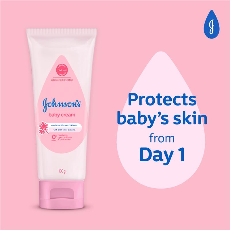 Load image into Gallery viewer, Johnsons Baby Moisturising Cream Tube 100g
