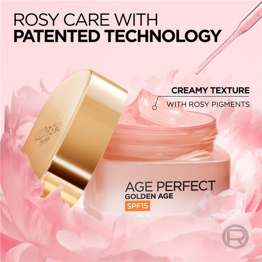 L'oreal Paris Age Perfect Golden Age Rosy Re-Densifying Day Cream SPF 15 50ml