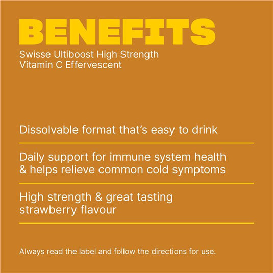 Swisse Vitamin C 60 Effervescent Tablets
