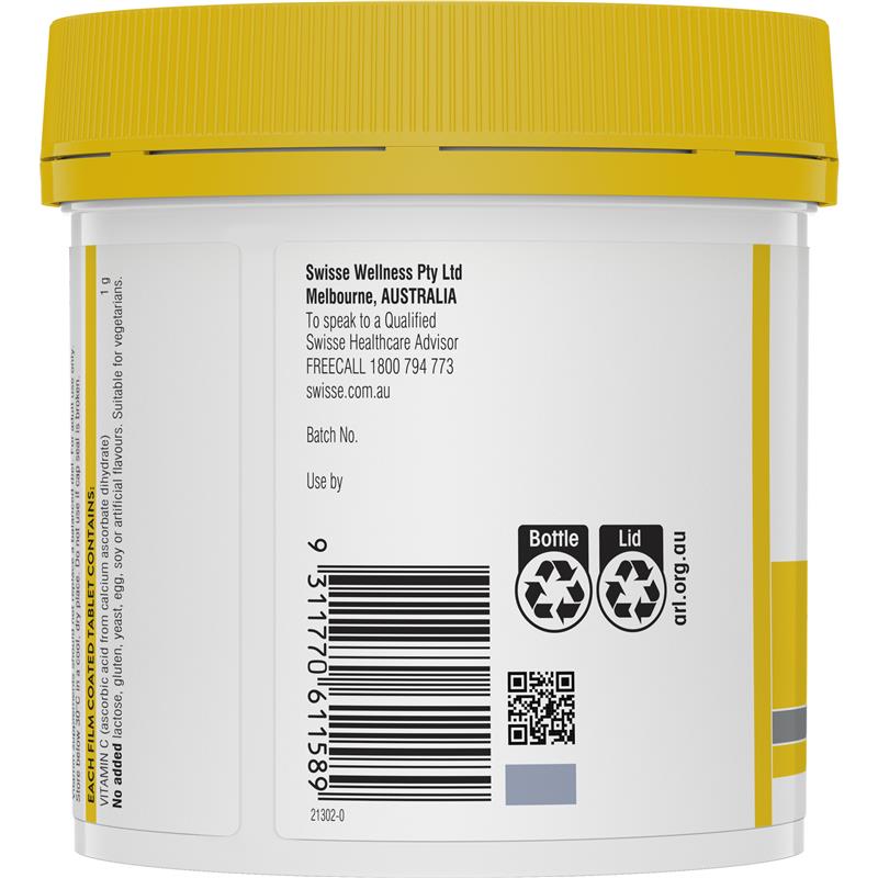 Load image into Gallery viewer, Swisse High Strength Vitamin C 1000mg 250 Tablets Exclusive Size

