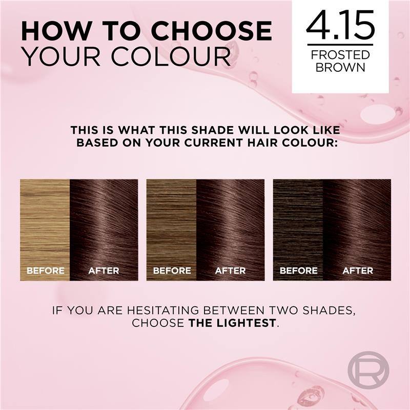 Load image into Gallery viewer, L'Oreal Excellence Creme 4.15 Dark Frosted Brown Hair Colour
