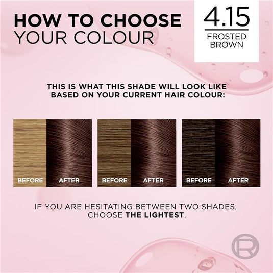 L'Oreal Excellence Creme 4.15 Dark Frosted Brown Hair Colour