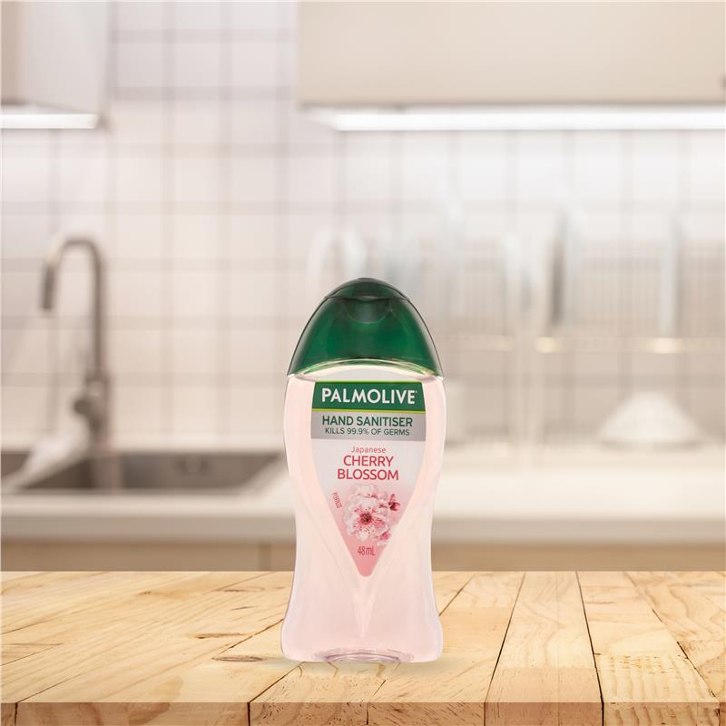 Load image into Gallery viewer, Palmolive Non-sticky Hand Sanitiser Japanese Cherry Blossom 48mL

