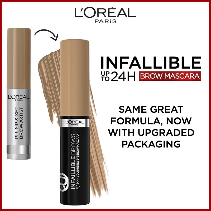Load image into Gallery viewer, L'Oreal Paris Infallible Brows Volumizing Eyebrow Mascara Transparent

