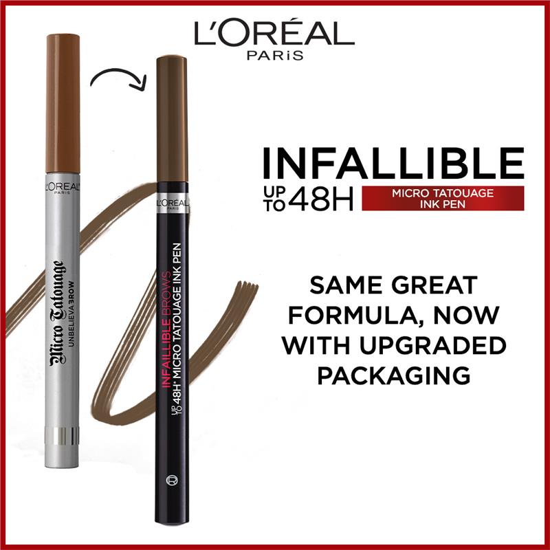 Load image into Gallery viewer, L'Oreal Paris Infallible Brows 48H Micro Tatouage Ink Pen 3.0 Brunette
