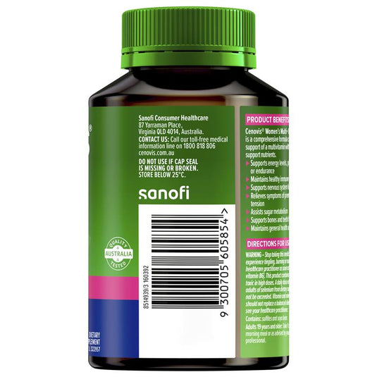 Cenovis Once Daily Women's Multi + Energy Boost 50 Capsules
