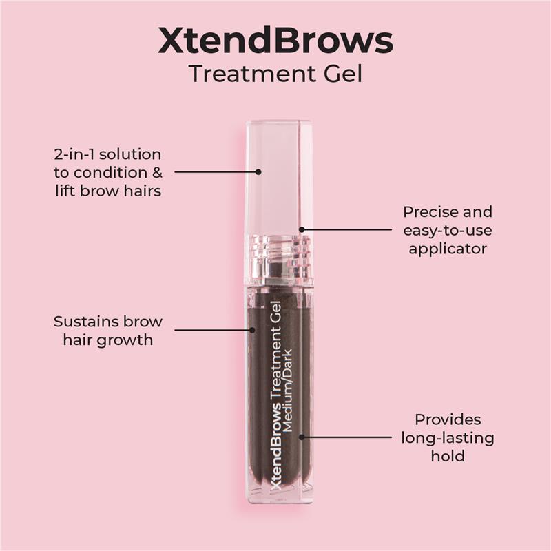 Load image into Gallery viewer, MCoBeauty XtendBrows Treatment Gel Medium/Dark
