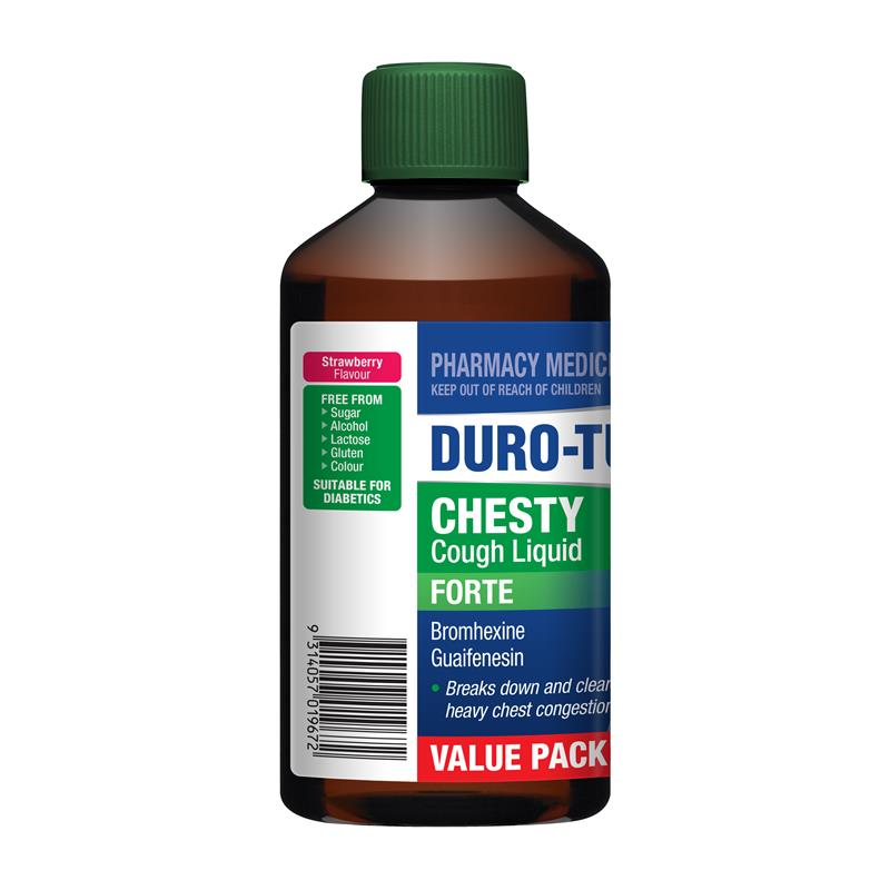 Load image into Gallery viewer, Durotuss Chesty Cough Liquid Forte 350ml
