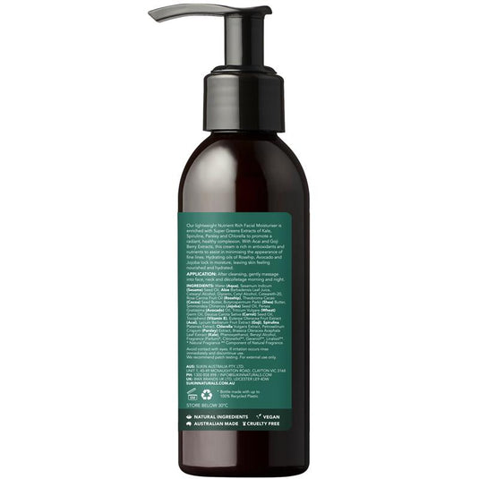 Sukin Super Greens Nutrient Rich Facial Moisturiser 125ml