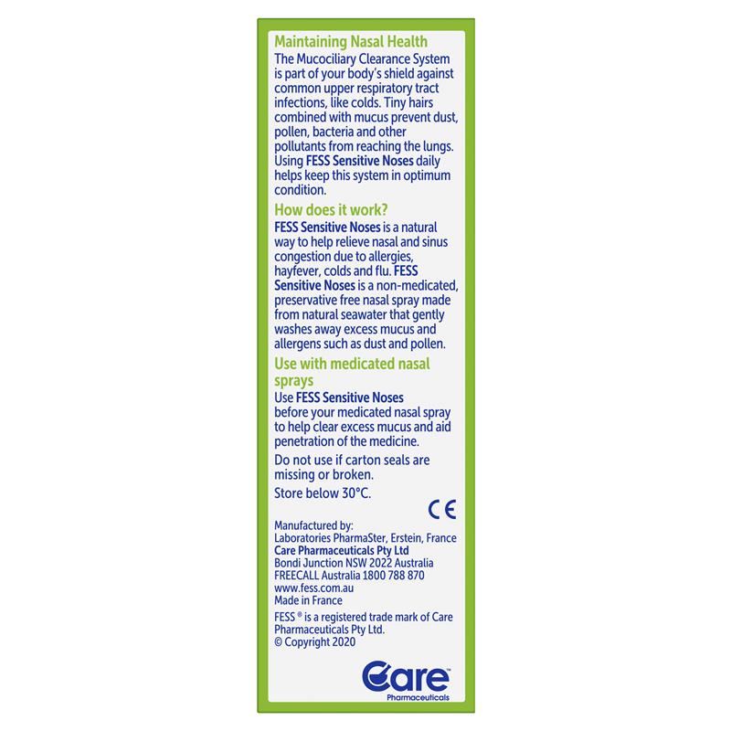 Load image into Gallery viewer, Fess Sensitive Noses Seawater Nasal Spray 30ml
