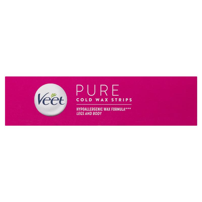 Load image into Gallery viewer, Veet Pure Cold Wax Strips Leg 20 Pack
