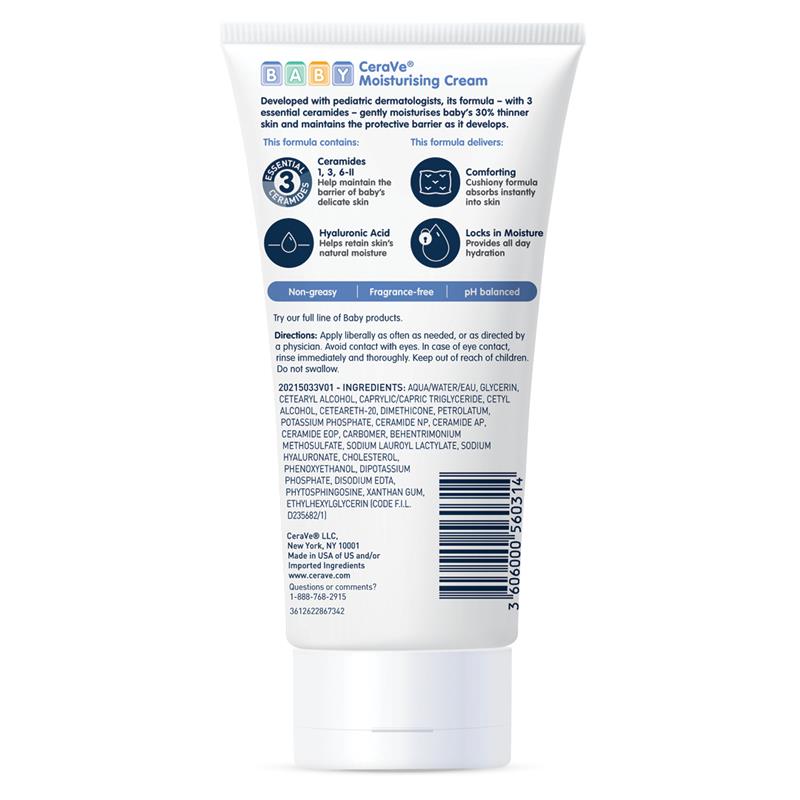 Load image into Gallery viewer, CeraVe Baby Moisturising Cream 142g
