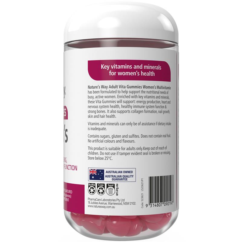 Load image into Gallery viewer, Nature's Way Adult Vita Gummies Women's Multivitamin 180 Gummies Exclusive Size
