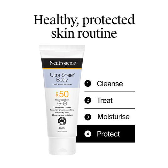 Neutrogena Ultra Sheer Body Lotion Sunscreen SPF 50 85ml