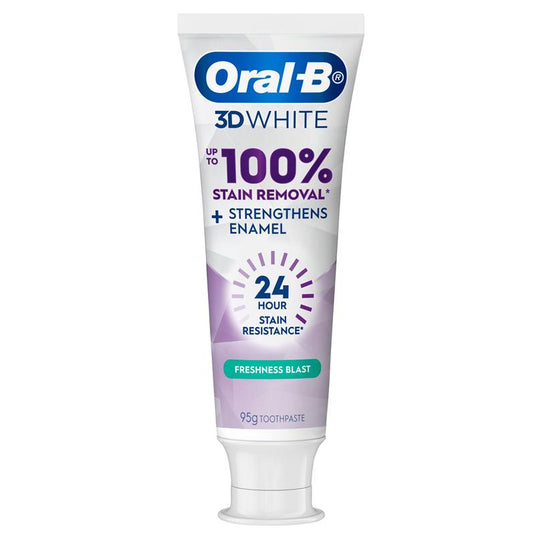 Oral B Toothpaste 3D White Lasting Freshness Blast 95g