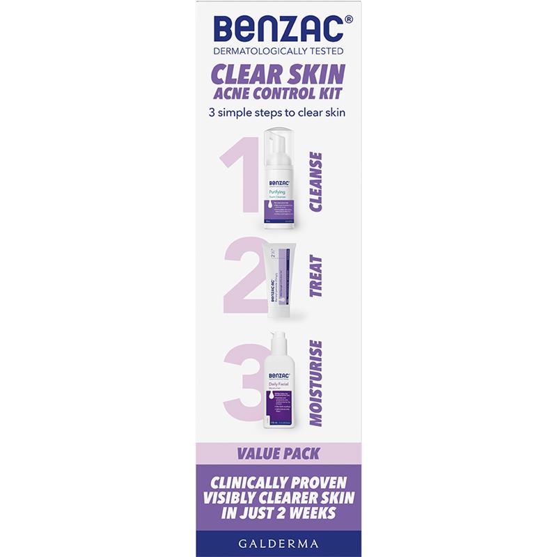 Load image into Gallery viewer, Benzac Acne Control 3 Step Acne Starter Kit
