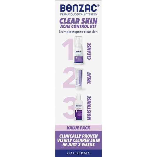 Benzac Acne Control 3 Step Acne Starter Kit