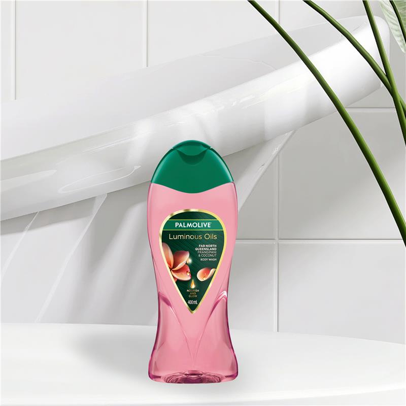 Load image into Gallery viewer, Palmolive Luminous Oils Body Wash Frangipani &amp; Coconut 400ml

