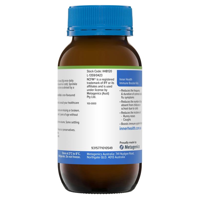 Load image into Gallery viewer, Inner Health Immune Booster Kids Probiotic 120g Powder Fridge Line
