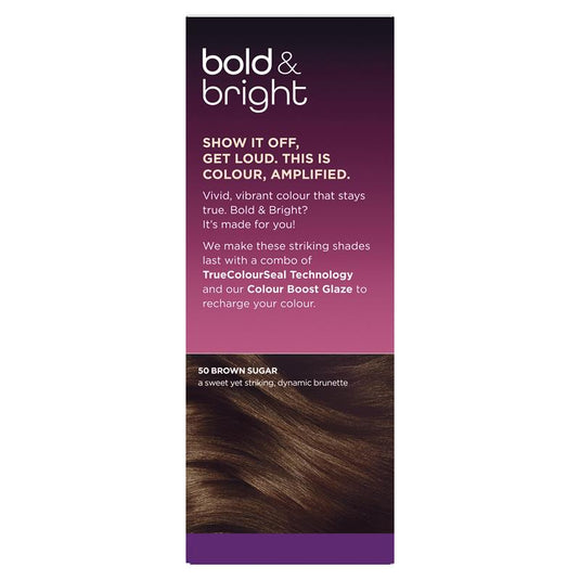 Clairol Bold & Bright Permanent Hair Colour 50 Brown Sugar