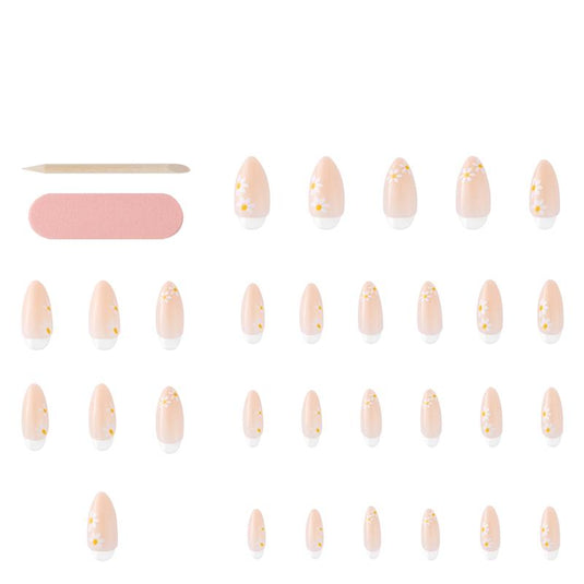 Glam By Manicare Glam Ready Pre-Glued Nails My Floral Bliss 30 Pieces