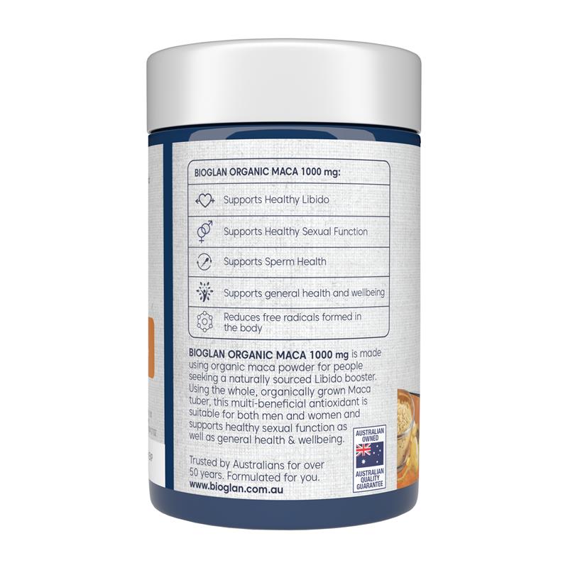 Load image into Gallery viewer, Bioglan Organic Maca 100 Tablets
