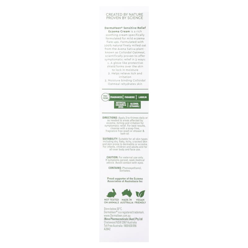 Load image into Gallery viewer, DermaVeen Sensitive Relief Eczema Cream 100mL
