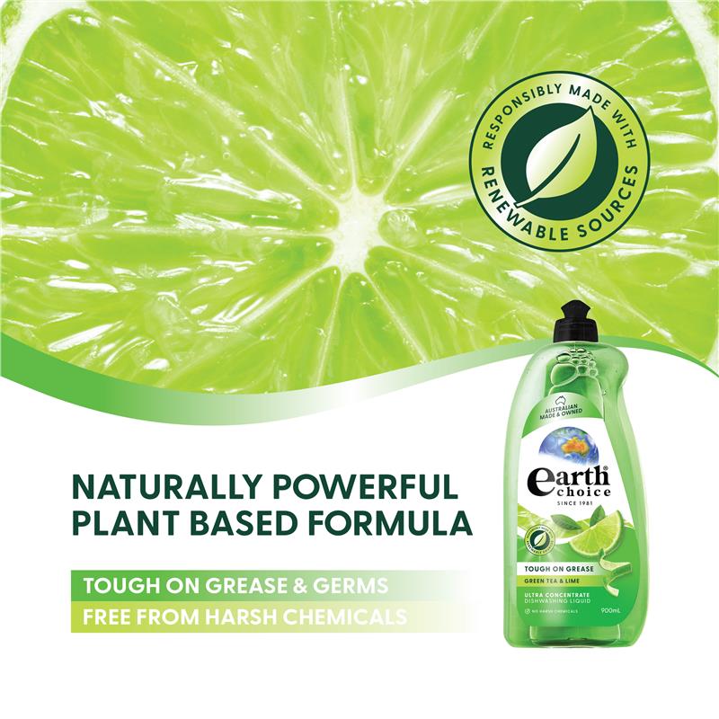 Load image into Gallery viewer, Earth Choice Dishwash Concentrate Green Tea 900ml

