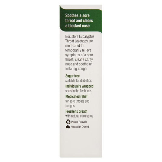 Bosisto's Eucalyptus Throat Lozenges 50g
