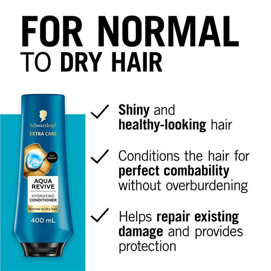 Schwarzkopf Extra Care Aqua Revive Moisturising Conditioner 400ml