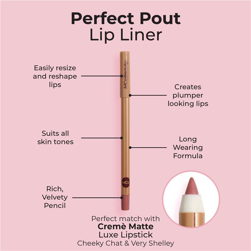 Load image into Gallery viewer, MCoBeauty Perfect Pout Lip Liner Cheeky Chat NEW
