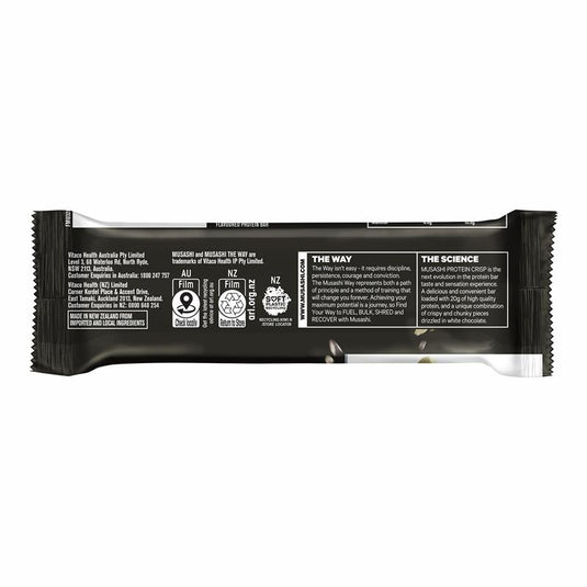 Musashi Protein Crisp White Choc Cookies & Cream 60g