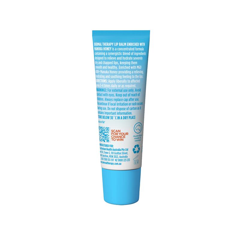 Load image into Gallery viewer, Dermal Therapy Lip Balm Manuka Honey 10g
