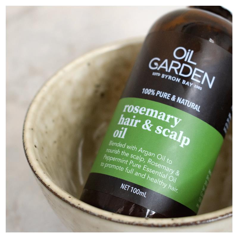 Load image into Gallery viewer, Oil Garden Rosemary Hair &amp; Scalp Oil 100ml
