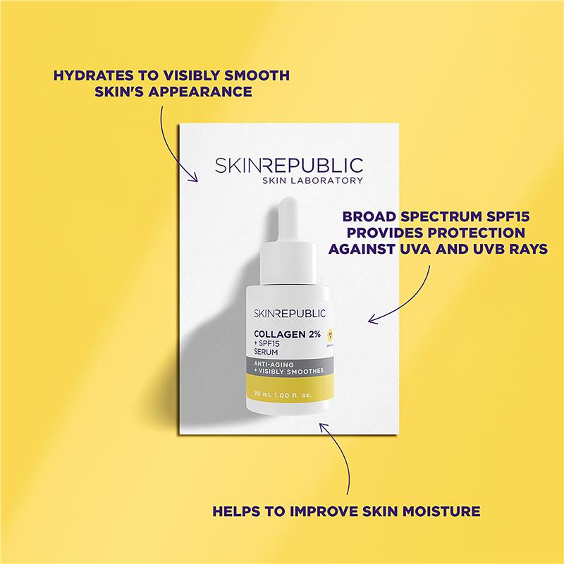 Load image into Gallery viewer, Skin Republic Collagen 2% + SPF Serum 30ml

