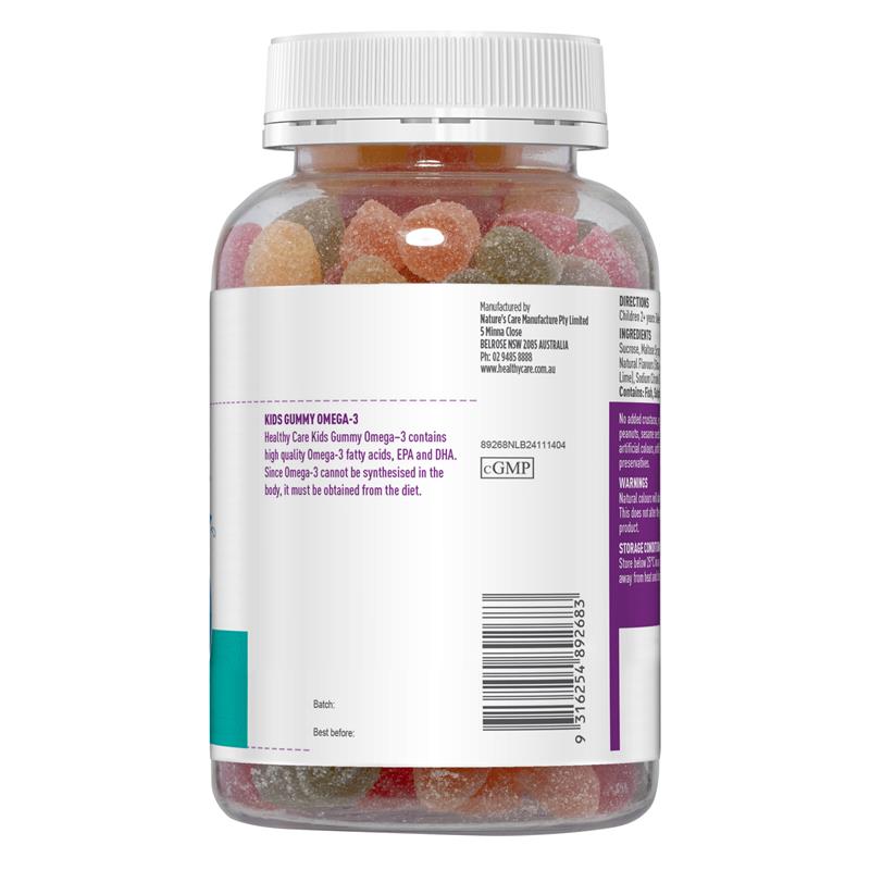 Load image into Gallery viewer, Healthy Care Kids Gummy Omega 3 250 Pastilles
