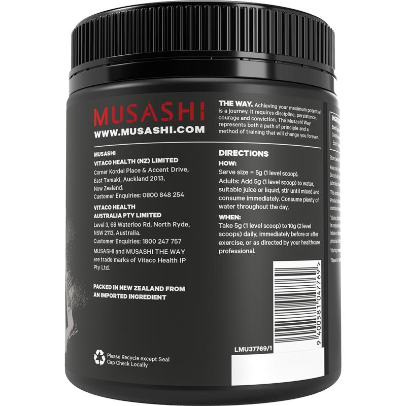 Load image into Gallery viewer, Musashi Creatine Monohydrate Unflavoured 350g
