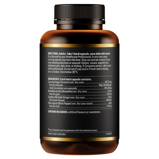 Go Healthy Turmeric 30000+ 1 A Day 120 Vege Capsules Exclusive Size