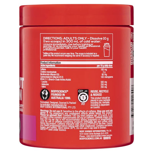 BSc K-OS Pre-Workout Juicy Melon 300g