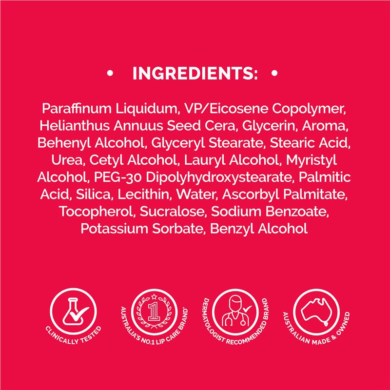 Load image into Gallery viewer, Dermal Therapy Lip Balm Stick Watermelon 4.8g
