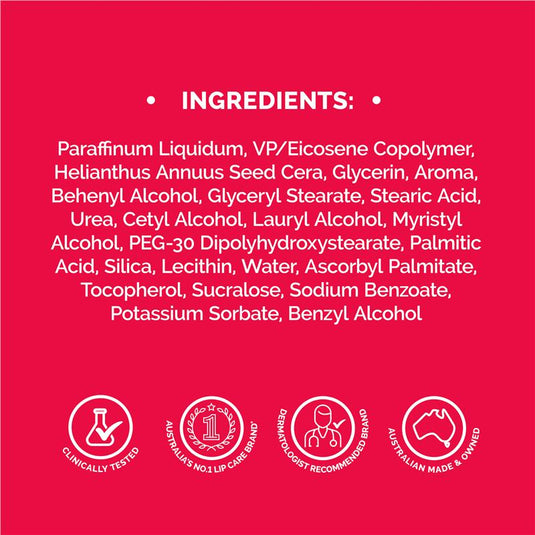 Dermal Therapy Lip Balm Stick Watermelon 4.8g